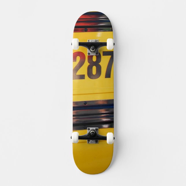 Skateboard "School Buss" Bräda 20 Cm (Framsida)