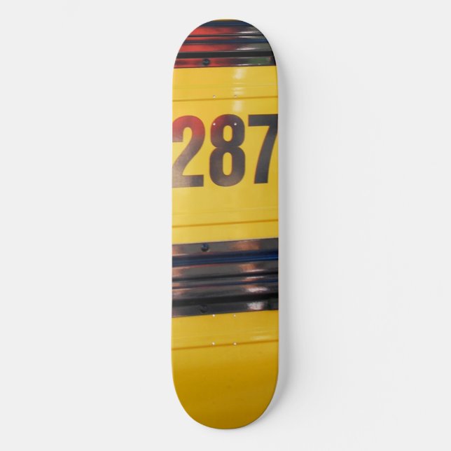 Skateboard "School Buss" Bräda 20 Cm (Framsida)