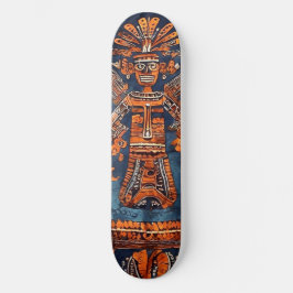 Skateboard Set Azteken Stil Mexico Mittelamer.