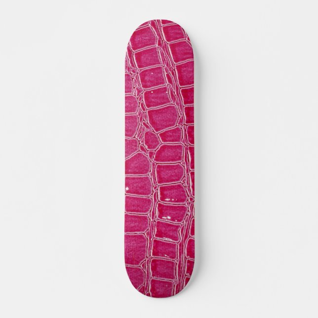 Skateboard shock rosa Crocodile Skin Old school (Framsida)