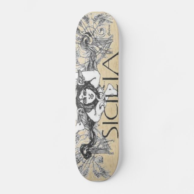 Skateboard Sicilia Bräda 21,5 Cm (Framsida)