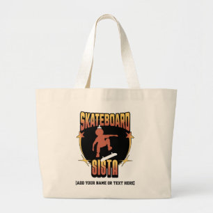 SKATEBOARD SISTA Afro Skateboarding eget namn Jumbo Tygkasse