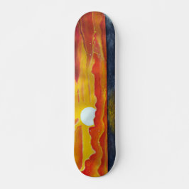 Skateboard sjölandskap surfa Oceanen Bräda 20 Cm