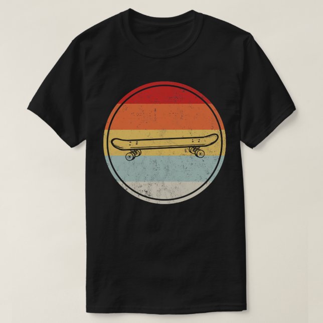 Skateboard Skate Vintage T Shirt (Design framsida)