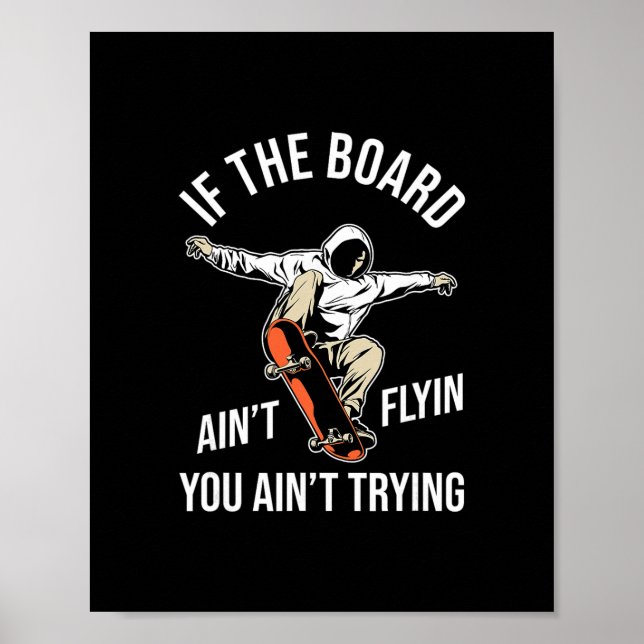 Skateboard Skateboardåkare - Skateboardåkande Skat Poster (Framsidan)