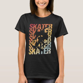 Skateboard skateboardåkning skate långtradare vint t shirt