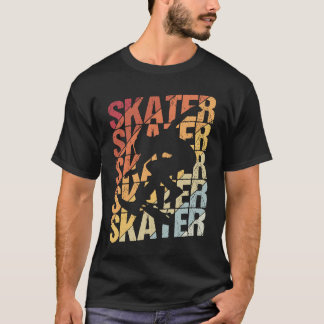 Skateboard skateboardåkning skate långtradare vint t shirt