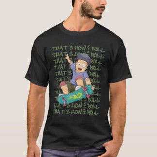 Skateboard Skateboarder Boy Retro T Shirt