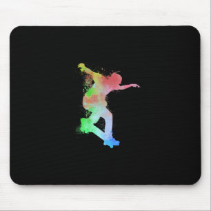 Skateboard Skateboarder Vattensprut Skater - Skate Musmatta