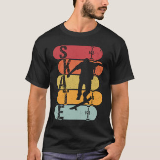 Skateboard Skateboarding Skater Vintage Retro Boar T Shirt