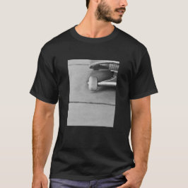 Skateboard skateboarding svartvit foto t shirt