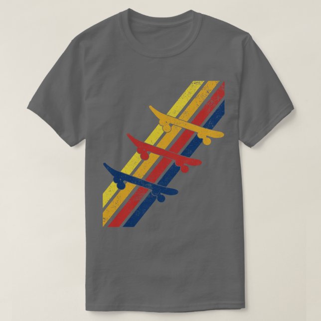 Skateboard Skateboarding T Shirt (Design framsida)