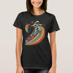 Skateboard Skater Galaxy Space Astronaut Skateboar T Shirt