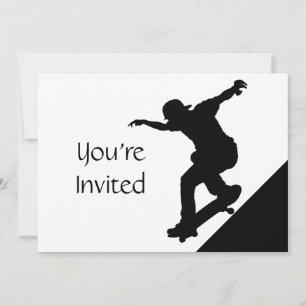 Skateboard Skating Park Party Inbjudan