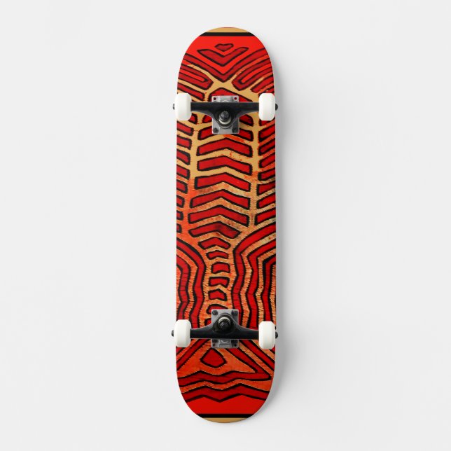Skateboard Skelett Design (Framsida)
