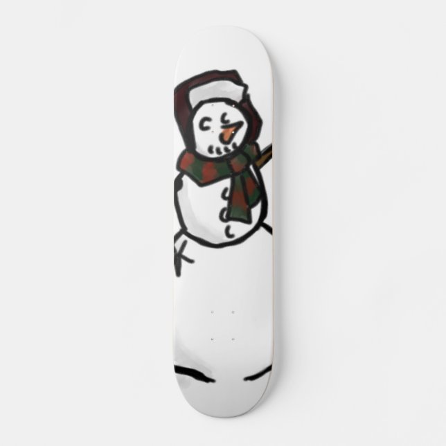 Skateboard snögubbe (Framsida)