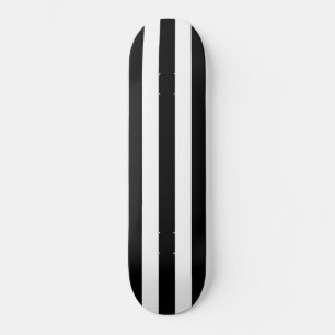 Skateboard Solid Black & White Rand