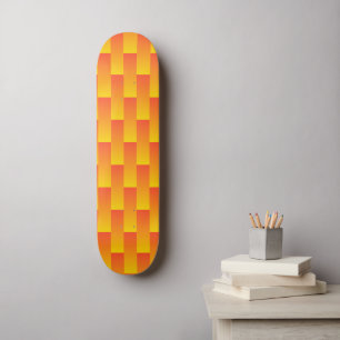 Skateboard, solnedgång mini skateboard bräda 18,5 cm