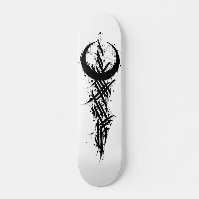 Skateboard sopor tatueringskonst (Framsida)