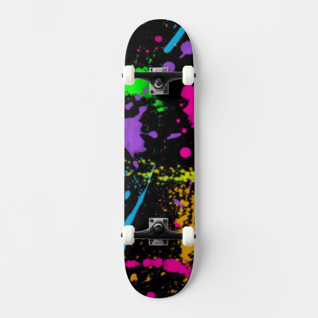 Skateboard Stänk färgad Bräda 21,5 Cm (Framsida)