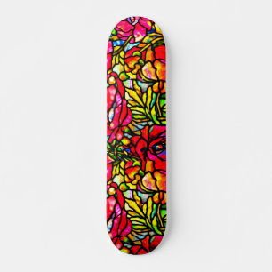 Skateboard-stank Glass-Louis Tiffany 3 Skateboard Bräda 19,5 Cm