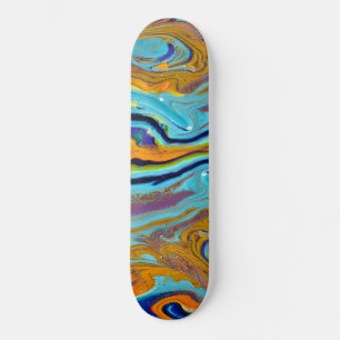 Skateboard Struktur i färglös marmor   DP7
