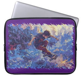 Skateboard Surfing - Skateboardåkare Laptop Fodral