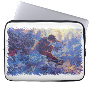 Skateboard Surfing - Skateboarder Laptop Fodral