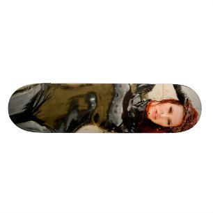 SKATEBOARD - svart latex - Bianca Beauchamp Bräda 20,5 Cm