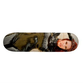 SKATEBOARD - svart latex - Bianca Beauchamp Bräda 20,5 Cm