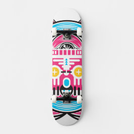 Skateboard, Sweet Chacater Vector Illustration Mini Skateboard Bräda 18,5 Cm