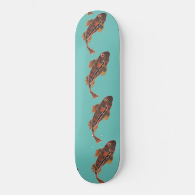 Skateboard - Swimming Koi (Framsida)