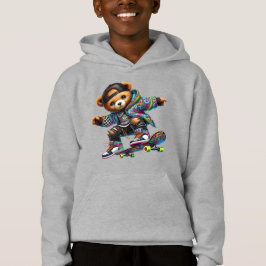 Skateboard Teddy Sweatshirt T Shirt