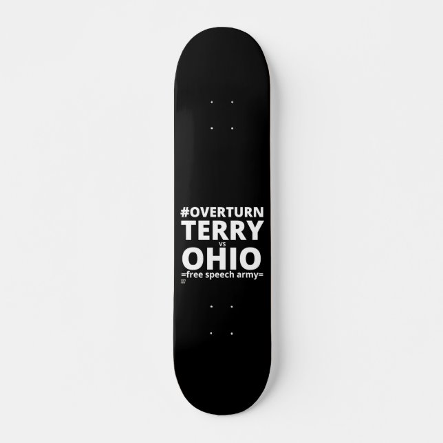 Skateboard ’TERRY vs OHIO’ (Framsida)