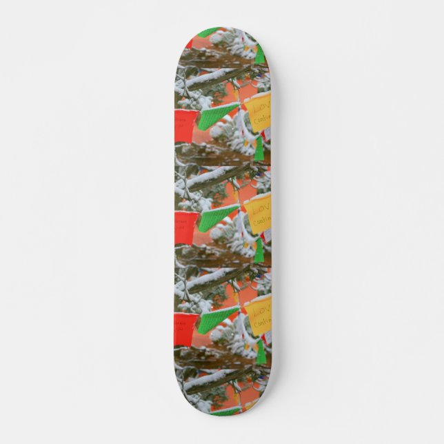 skateboard tibetan be flagga (Framsida)