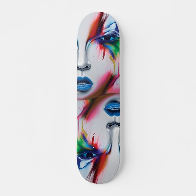 Skateboard "Tittar på dig" (Framsida)