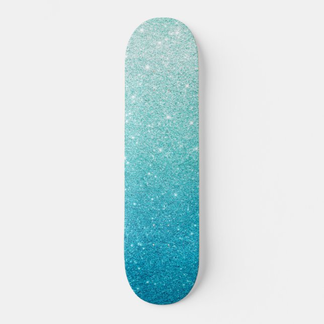 Skateboard trendig med glitter glitter (Framsida)