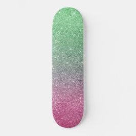 Skateboard trendig med glitter glitter