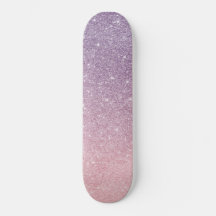 Skateboard trendig med glitter glitter
