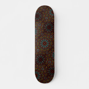 Skateboard Trendig Modern Dot Art Mandala Mönster