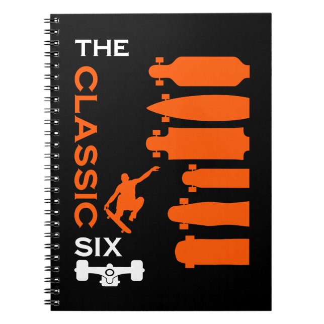 Skateboard-typer Anteckningsbok (Framsidan)