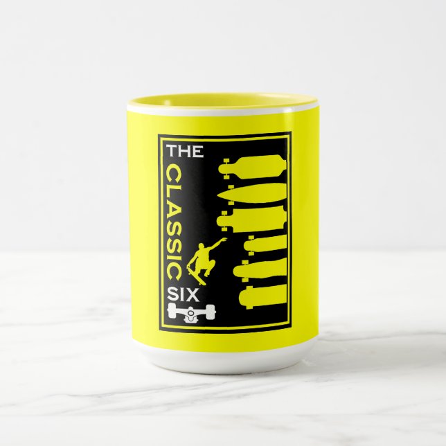 Skateboard-typer Mugg (Center)