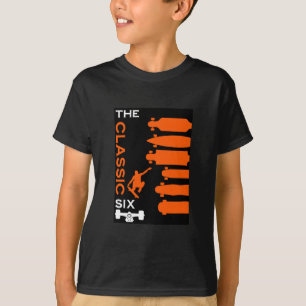 Skateboard-typer T Shirt