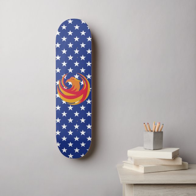 Skateboard - Uppkomsten av Fenix (Väggkonst)