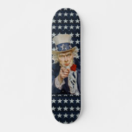 Skateboard USA flagga