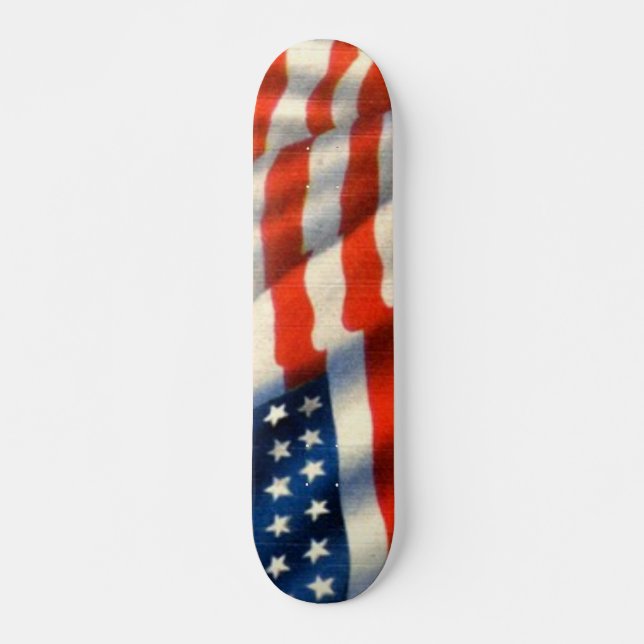 Skateboard USA flagga (Framsida)