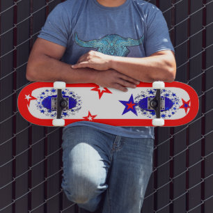 Skateboard usa rött vitt blått