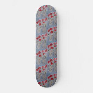 Skateboard vild Red Poppies