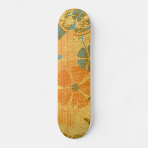 Skateboard vintage Blommigt Mode