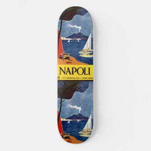 Skateboard vintage resor Napoli Neapel Italien Bräda 20 Cm